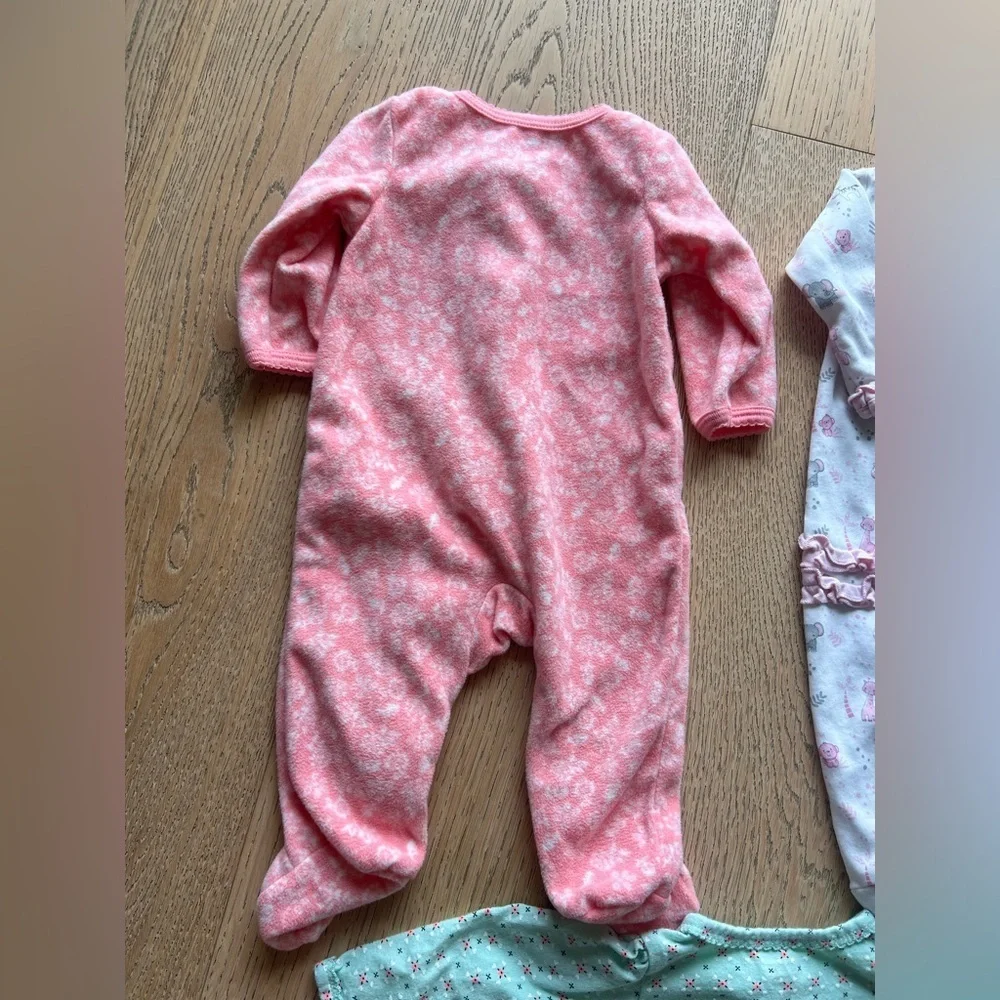 Magnolia Baby Carter’s Little Sister Girl Bundle sleep and onesie size 3 months